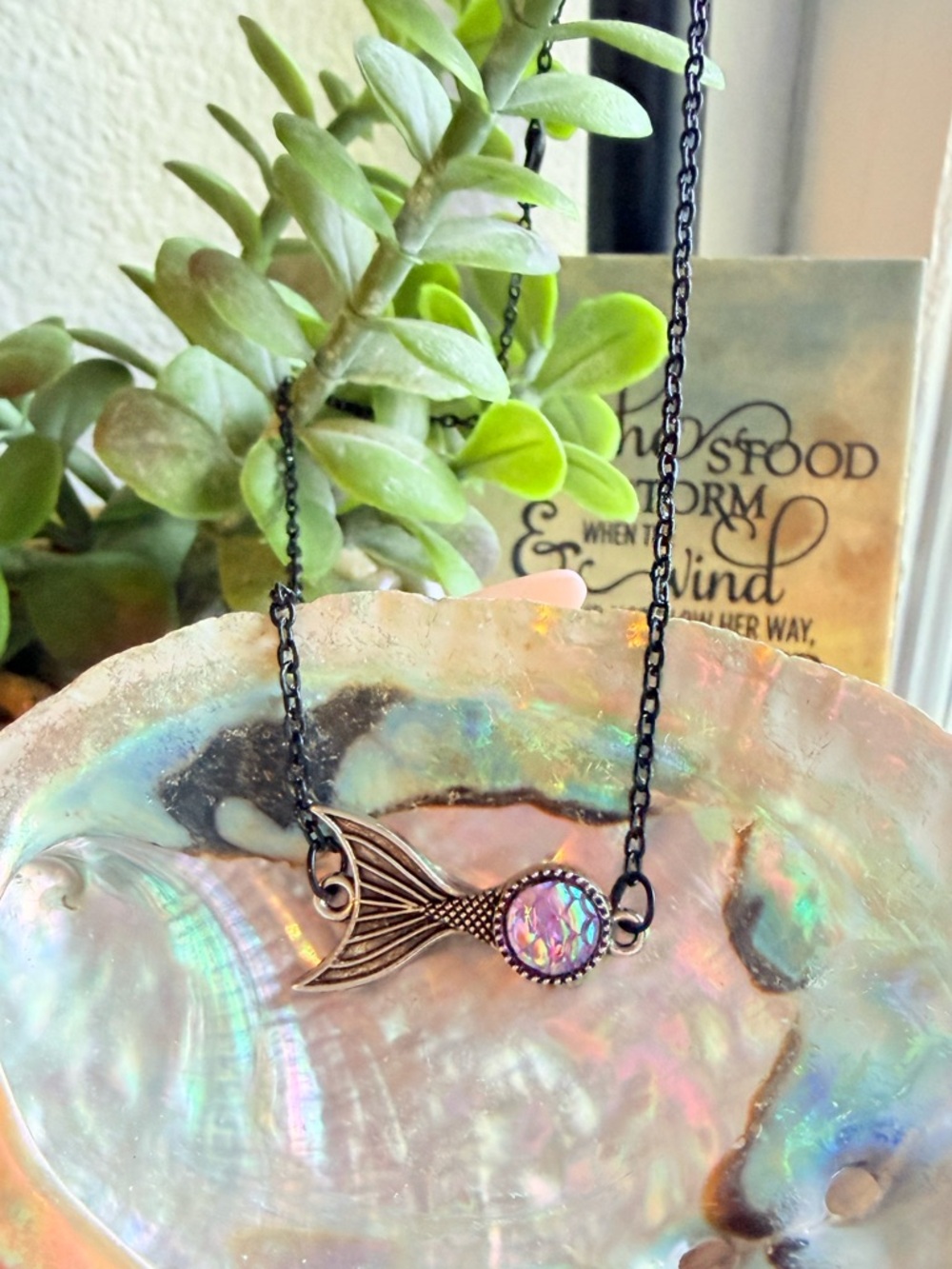 Mermaid tail necklace